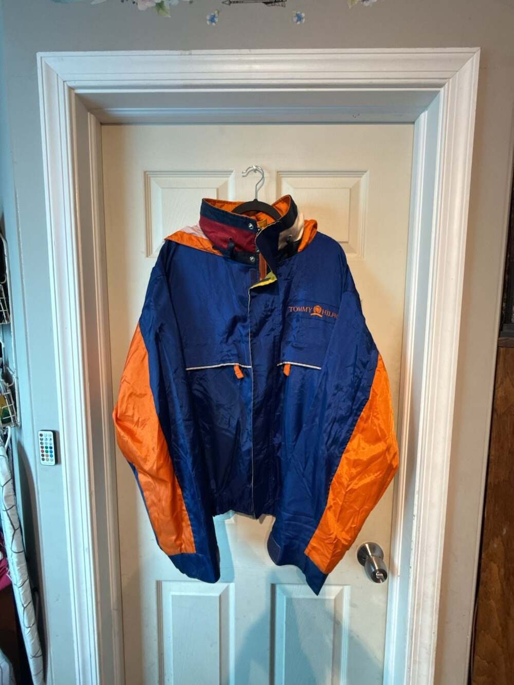 90s Tommy Hilfiger Sailing Gear Jacket Blue Orange
